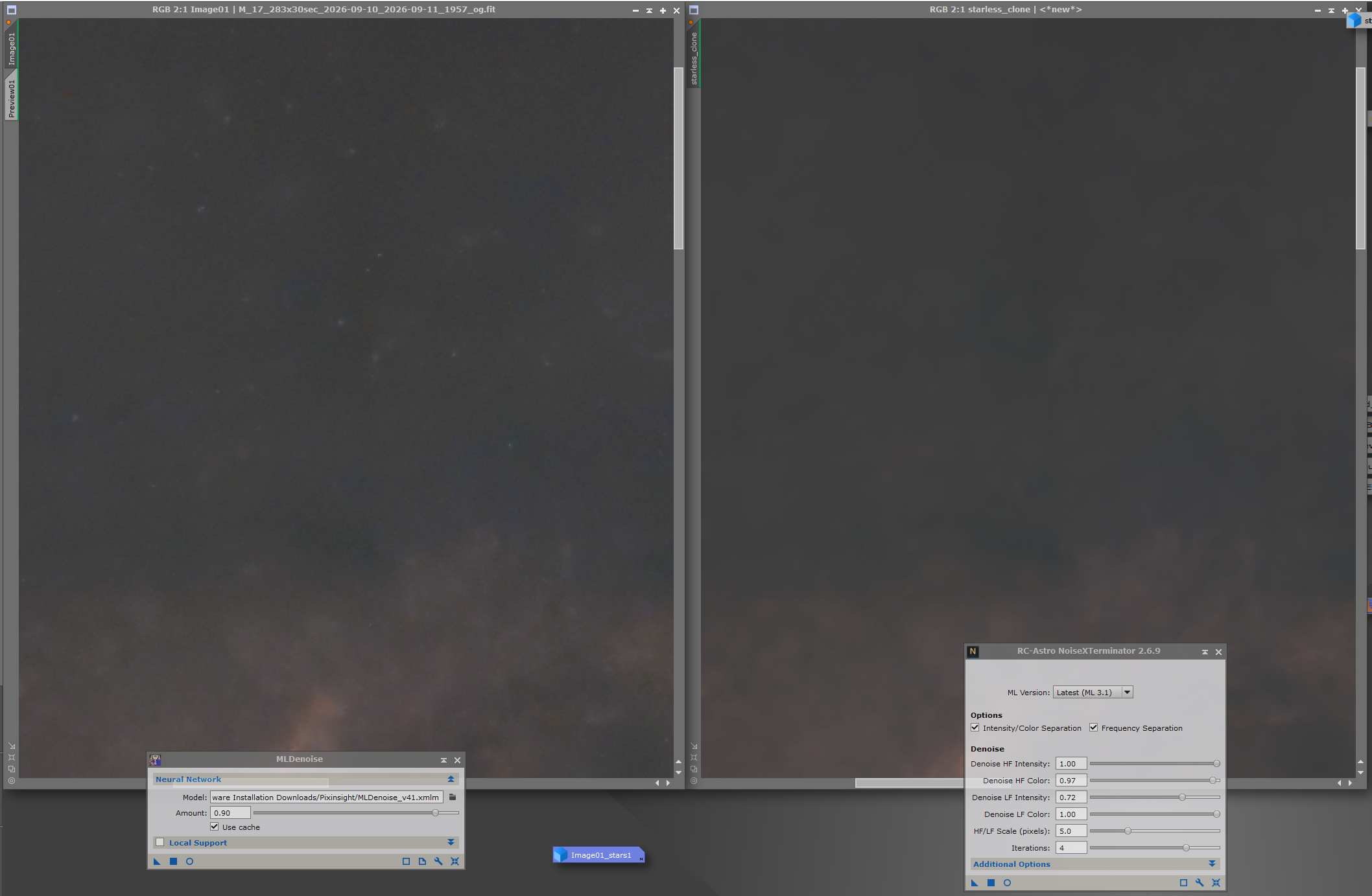 MLDenoise vs NoiseX Chrominance on Starless.png