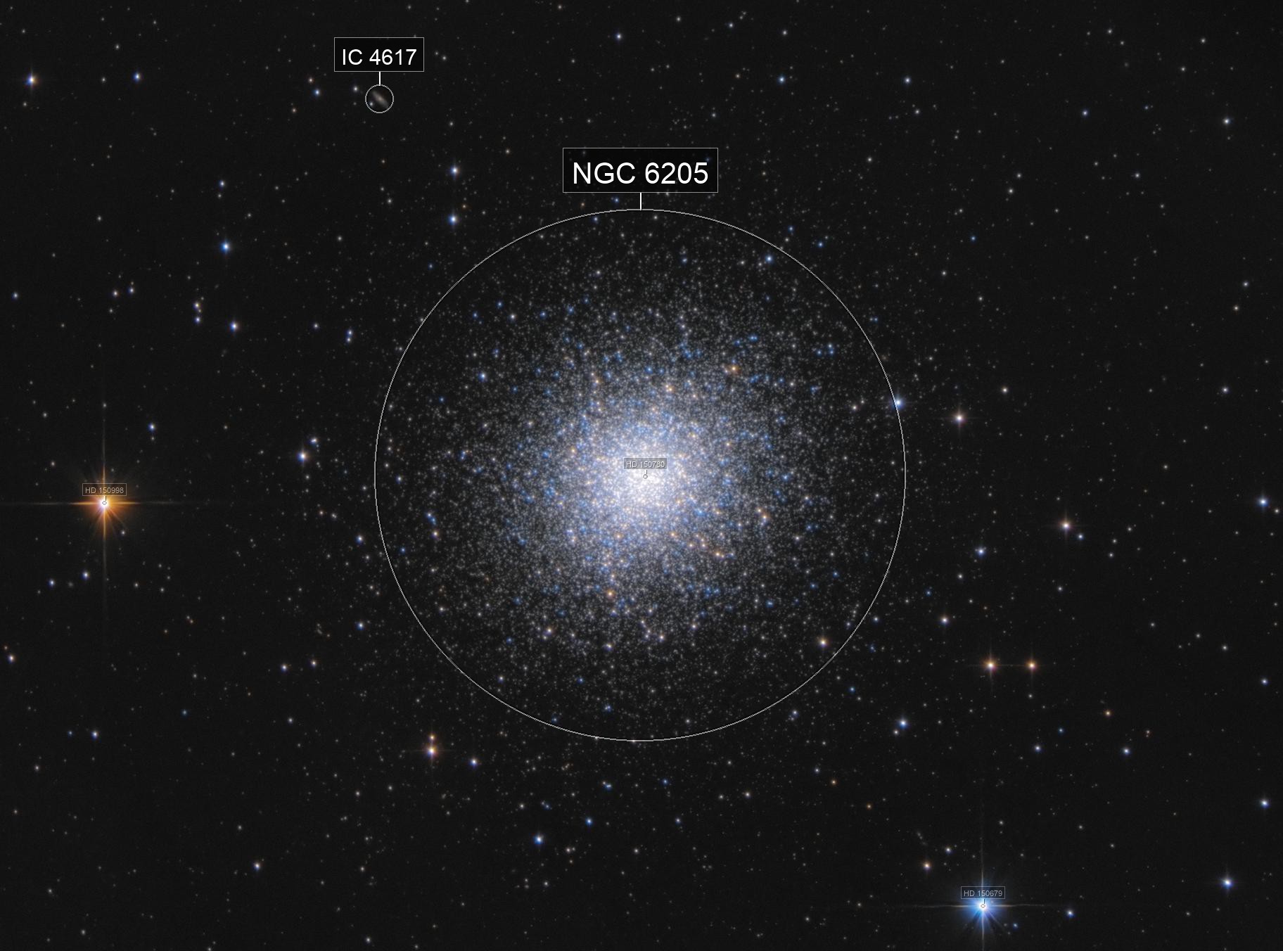 M13, Great Globular Cluster in Hercules, LRGB