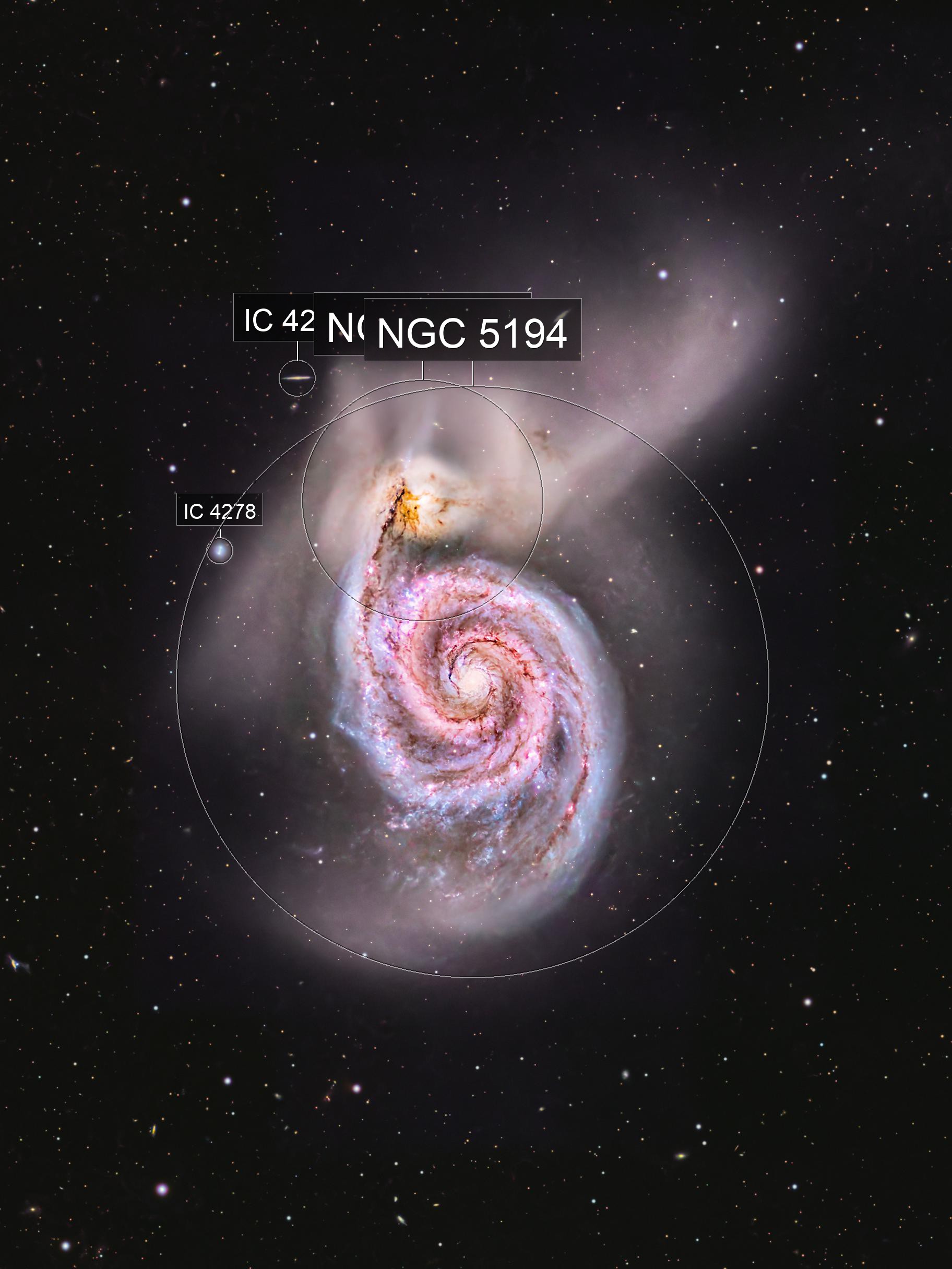 M51, the Whirlpool Galaxy: pushing Askar 140 Apo to the limit