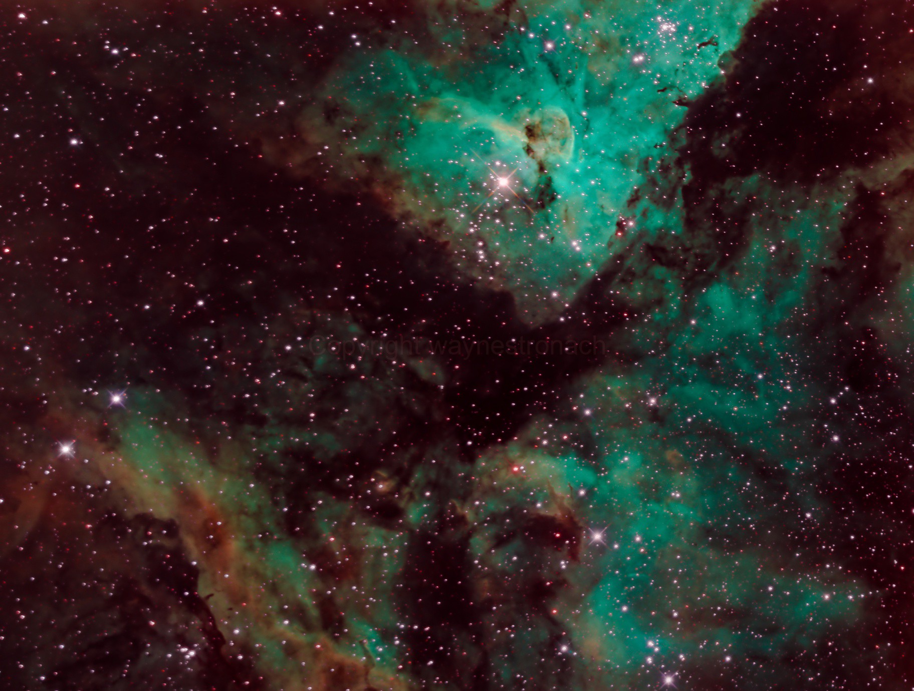Keyhole Nebula Wayne Stronach AstroBin
