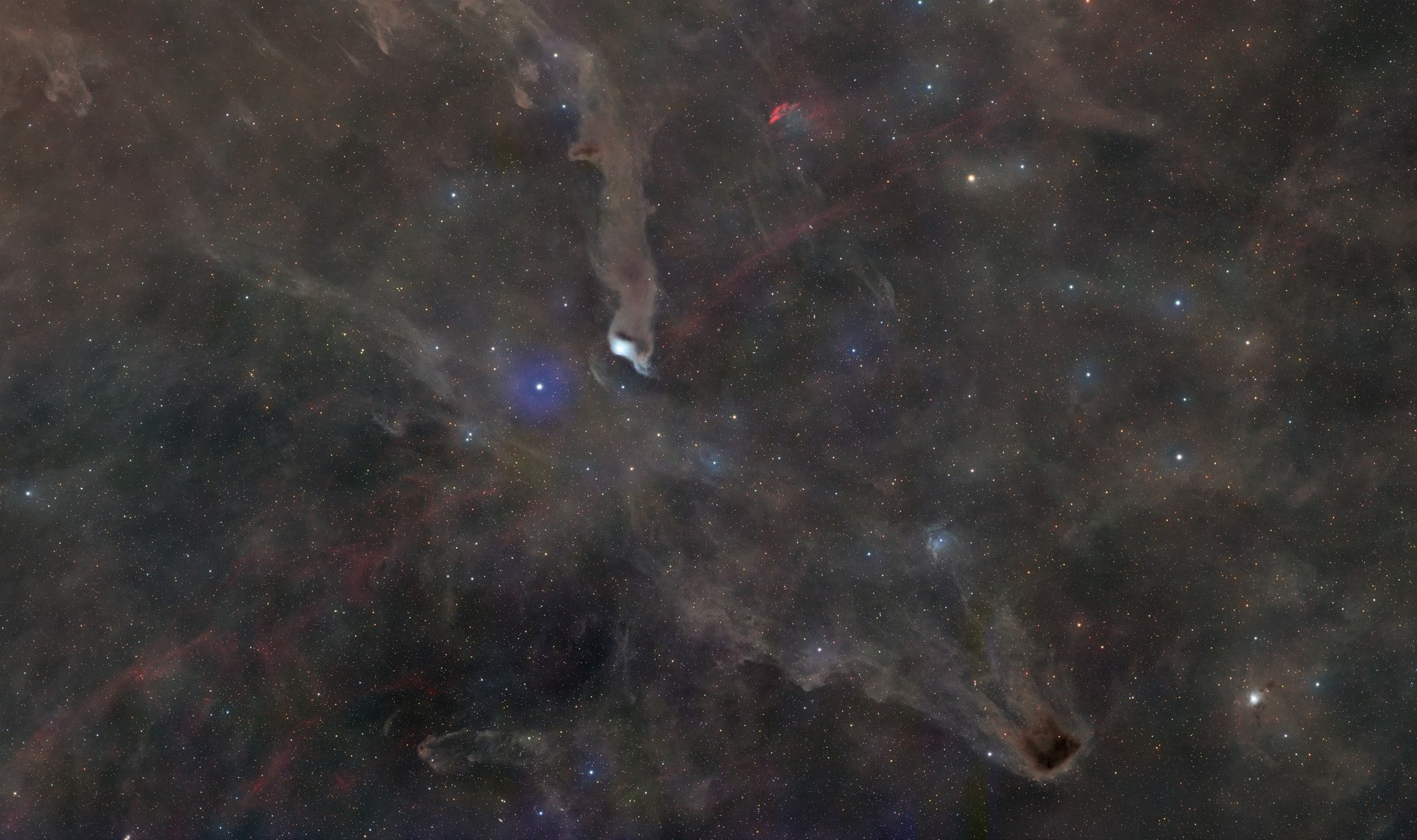 LBN 528 & LBN 532 The Dementors of Cepheus, with SNR G110.3+11.3