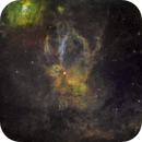 Lobster and bubble nebula, Taqwa Space Observatory