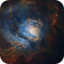 Heart of the Lagoon Nebula in SHO, Lucas Di Pentima