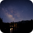 Mily Way over Lake Mamie, Bozo