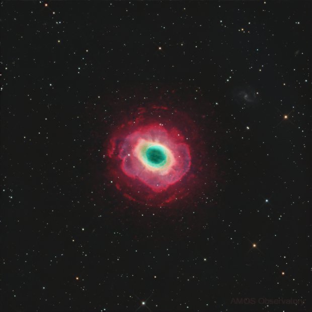 Ring Nebula M57 with its faint outer shells