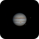 Jupiter with Europa, Ganymede, and Io on March 12, 2025, JDJ