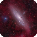 M31 - ANDROMEDA GALAXY | DSO | LRGBhAOIII ENHANCED | 530mm, Thomas ArtOfPix Großschmidt