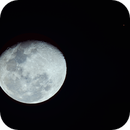 The Moon with Mars this morning, Catherine Ryan Hyde