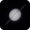 Titan transits Saturn 02-July-2025, Ron Lundgren