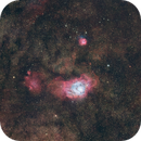 Messier 8, Messier 20 and friends - HOO version, Denis Labelle