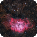 Lagoon Nebula with its surrounding area, Pillow Small