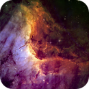 IC5070 The Pelican Nebula in narrowband, David Moore