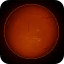 Sun full disk in h-alpha taken 25052025, nonsens2