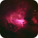 Omega Nebula M17 HSO, Peter Bresler