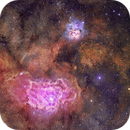 M8 - Lagoon Nebula - & M20 - Trifid Nebula -, Tryggve Dyrvik