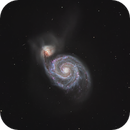 M51 - The Whirlpool Galaxy in LRGB, Anders Quist Hermann