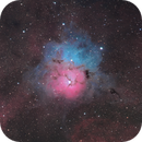 M20 and M8 - Trifid and Lagoon nebulae, Richard Kelley