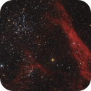 A star cluster, another star cluster and some emission nebulae, Klaus Haaken