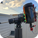C9.25 and EQ8-Rh on my new pier in the observatory, Daniel Petzen