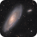 A quick image of M106 in pure LRGB with Omicron- Distant quasar inside, Jeffbax Velocicaptor