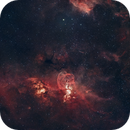 NGC3576 Statue of Liberty and NGC3572, Anne-Maree McComb