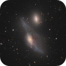 NGC4038 NGC 4438 & NGC 4435 – The Eyes in Virgo Cluster, Alpha Zhang