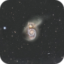 Messier 51 – The Whirlpool Galaxy and the invisible dust, Massimo Marchini