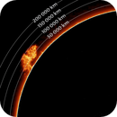 Prominence on NE limb - 12th July 2025, hughsie