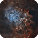 Ic 405 - a SII Ha Hb narrowband primer, Stefano Pesci