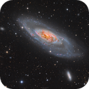 Messier 106 & Ha jets, Brian Diaz