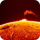 An unusually shaped solar protuberance, Almos Balasi