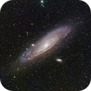 M31 Andromeda Galaxy in LRGB, DrNigel