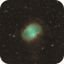 M27 Dumbbell Nebula from Bortle 9 at f15 w a 5" Mak, Leela.Astro.Imaging