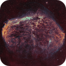 Crescent Nebula in HOO - Second light with Edge HD 11", Scotty Maxwell