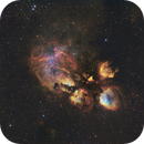 NGC 6334 (Cat’s Paw Nebula, Caldwell 65) — Narrow-band SHO, Alpha Zhang