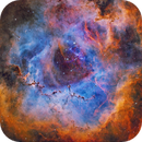 NGC 2237 - Rosette Nebula  SHO, Alberto Pisabarro