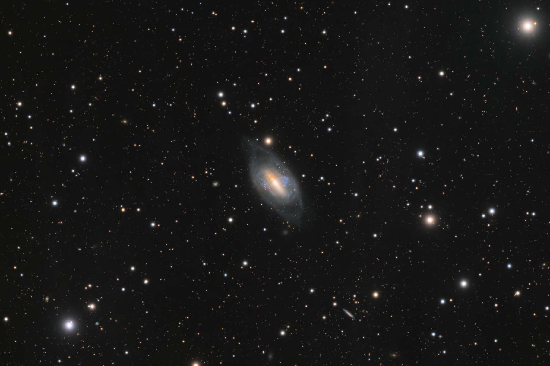 The Helix galaxy and surrounding region