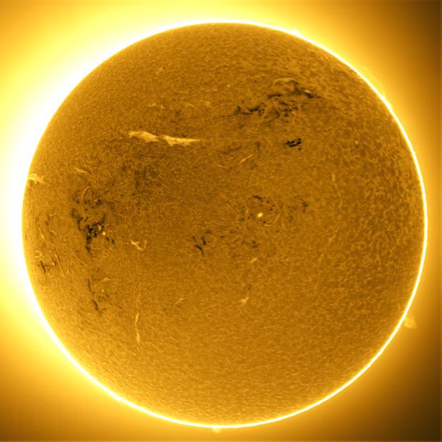 Halpha solar 09232025