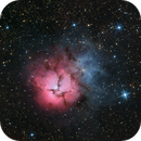 M20 and M21 - first light for newt, Ian Dixon