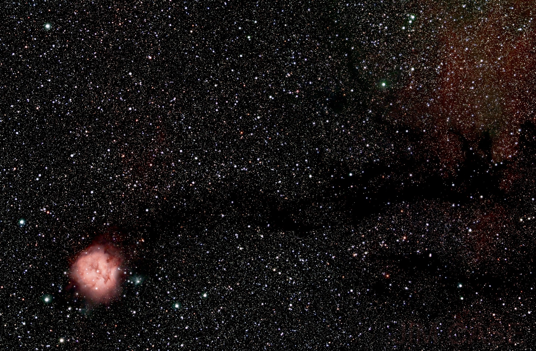 Wide Field IC5146 - the Cocoon Nebula