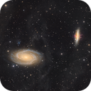 M81 and M82 - 52 h from suburban Bortle 5 skies, Klaus Haaken
