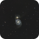 Messier M51 - Seestar S50, MartinBaker@1848