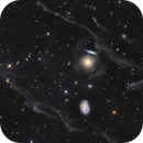 Ngc 2633-2334 (Arp 80) - galactic dance with ribbons of IFN, Stefano Pesci