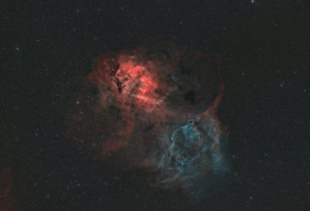 Sh2-132 Lion Nebula - emission nebula in Cep