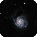 The Pinwheel Galaxy M101 HaRGB, Bill Brooks