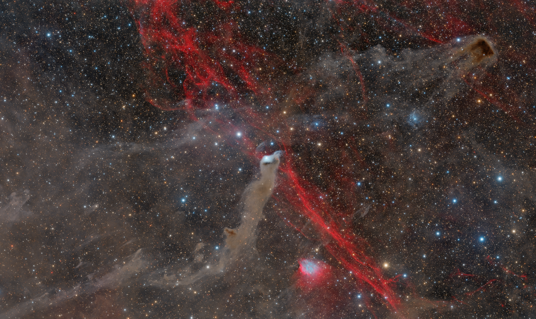VdB 152 | 3 panel mosaic | 175 hours