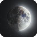 First Quarter 50% illuminated Moon, Alexander Standfest