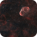 NGC 6888 – Nebula with SW 120/600, Stars from SW 72ED, Zenon Bidet