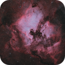 Wide Field North America & Pelican Nebula Region in HOO, Ernie Jacobs