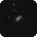 M51 Whirlpool Galaxy LRGB, DrNigel